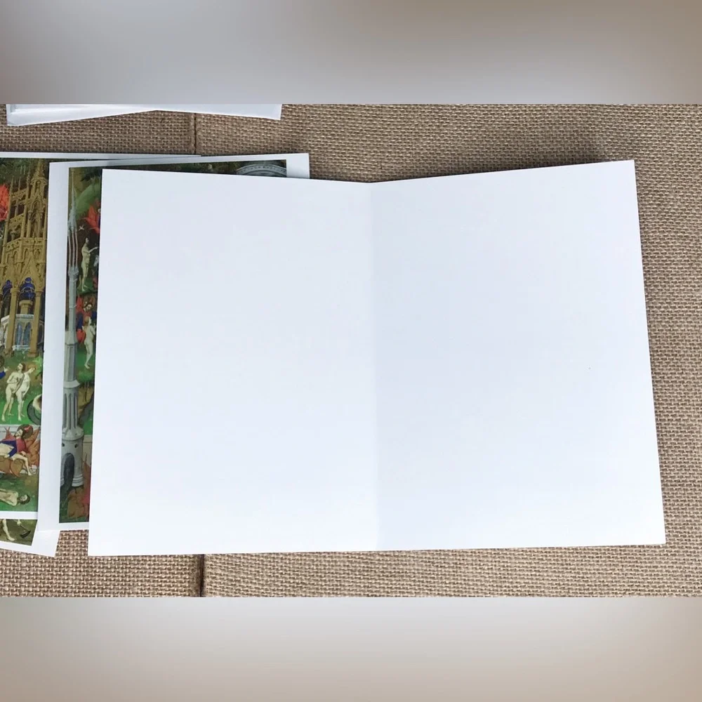 Pomegranate Bedford Hours Garden Of Eden Creation Genesis Cain Abel Note Cards - Picture 3 of 4